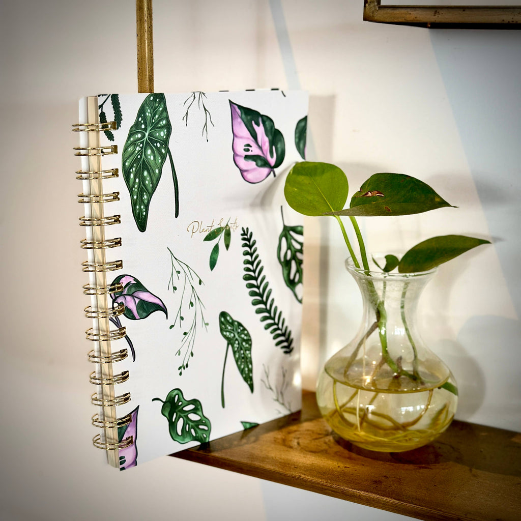 Spiral Lined Notebook House Plants White - Adult & Kids T-Shirts, Sweatshirts & Hoodies apparel design preview 1