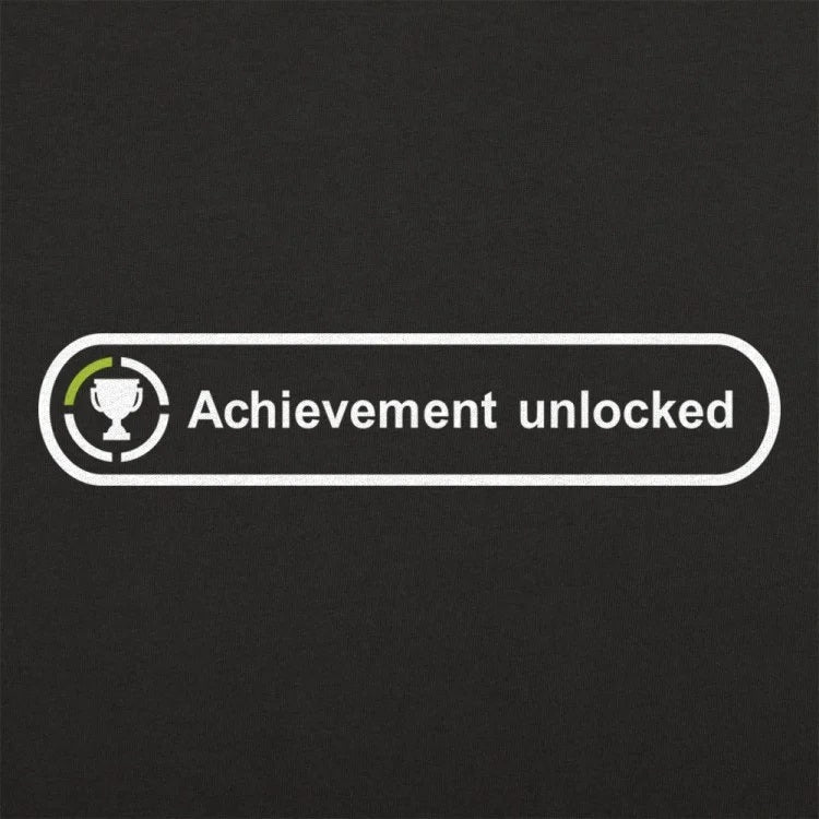 Achievement Unlocked - Adult & Kids T-Shirts, Sweatshirts & Hoodies apparel design preview 1