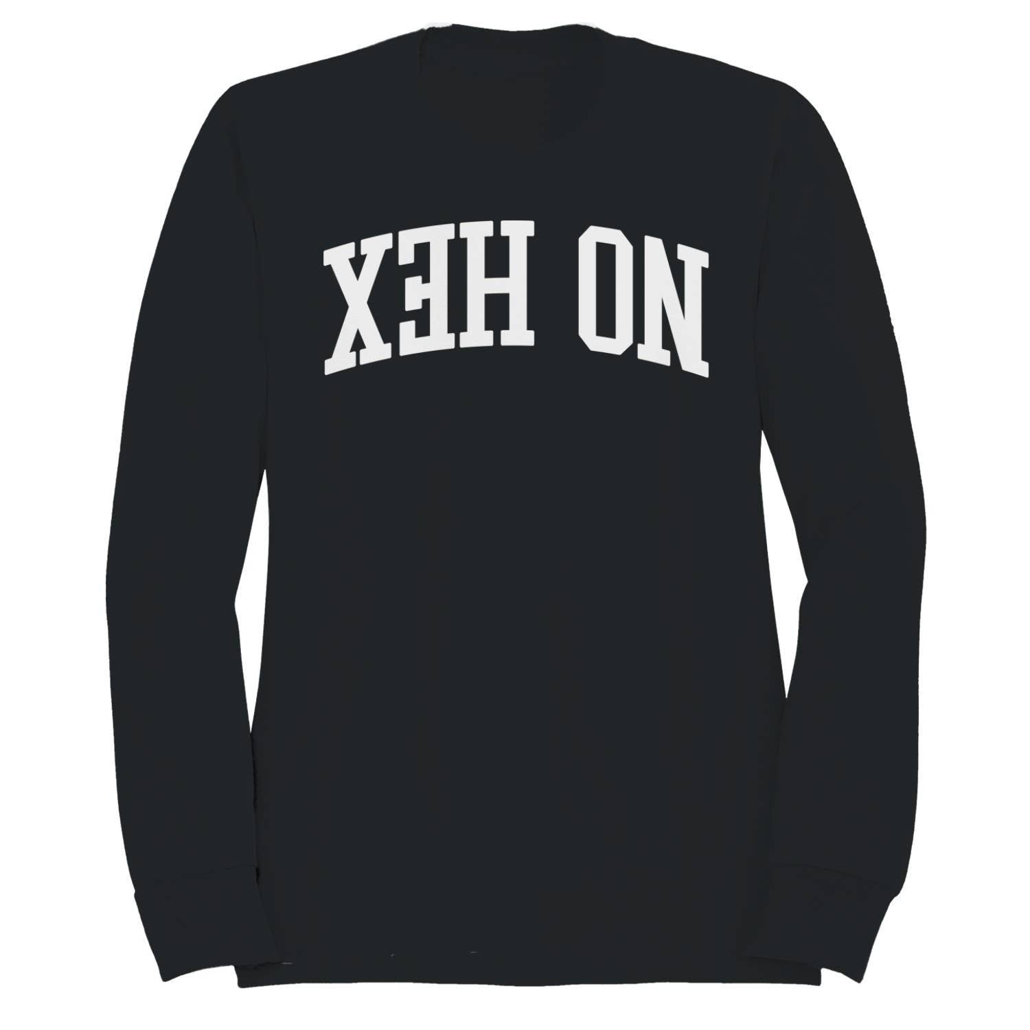 No Hex On Retro Bold Typography Men's - Adult & Kids T-Shirts, Sweatshirts & Hoodies apparel design preview 1
