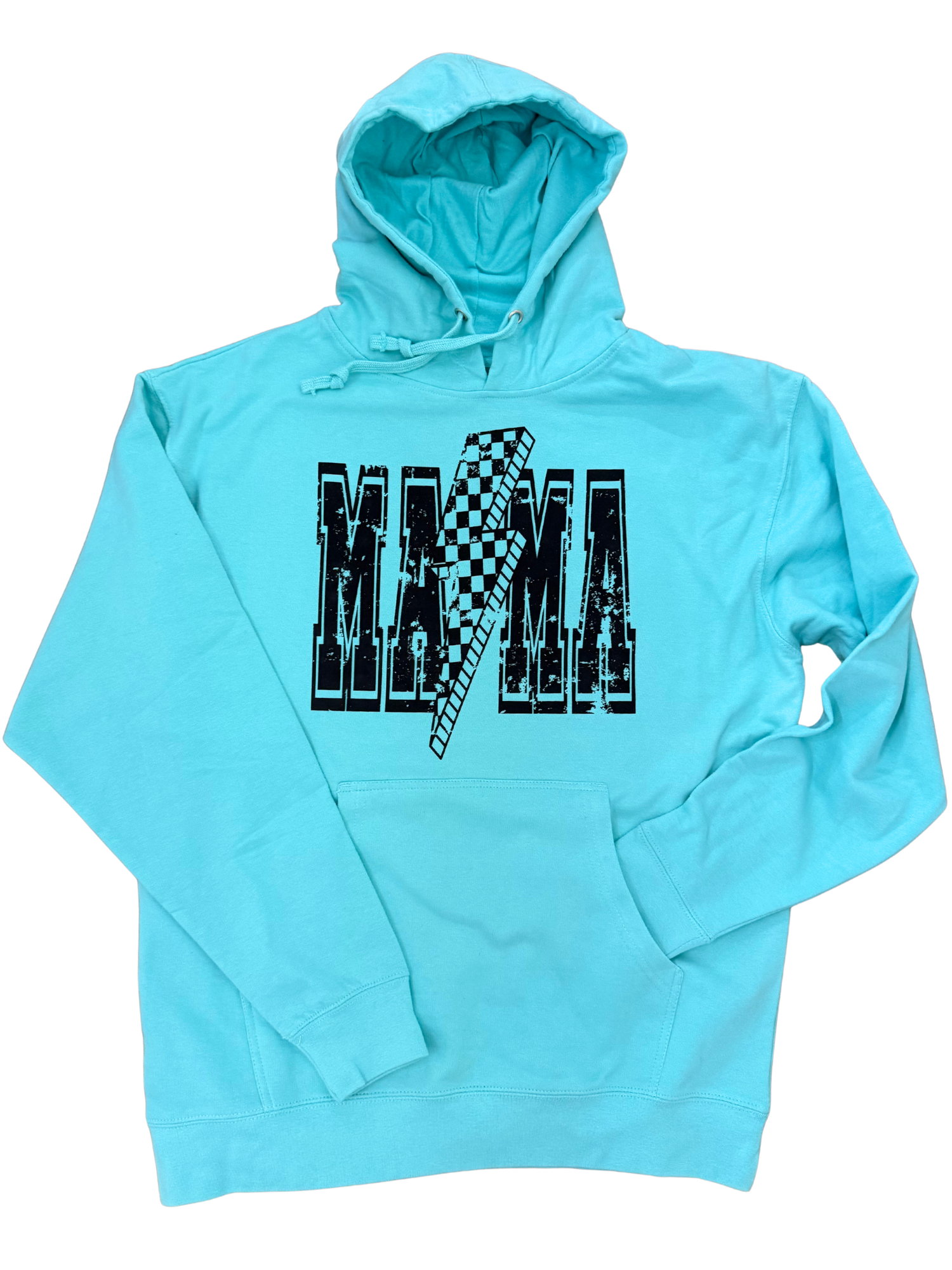 Mama Checkered Bolt - Adult & Kids T-Shirts, Sweatshirts & Hoodies apparel design preview 1