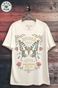 Spread Love Butterfly Graphic Top - Adult & Kids T-Shirts, Sweatshirts & Hoodies apparel design preview 1