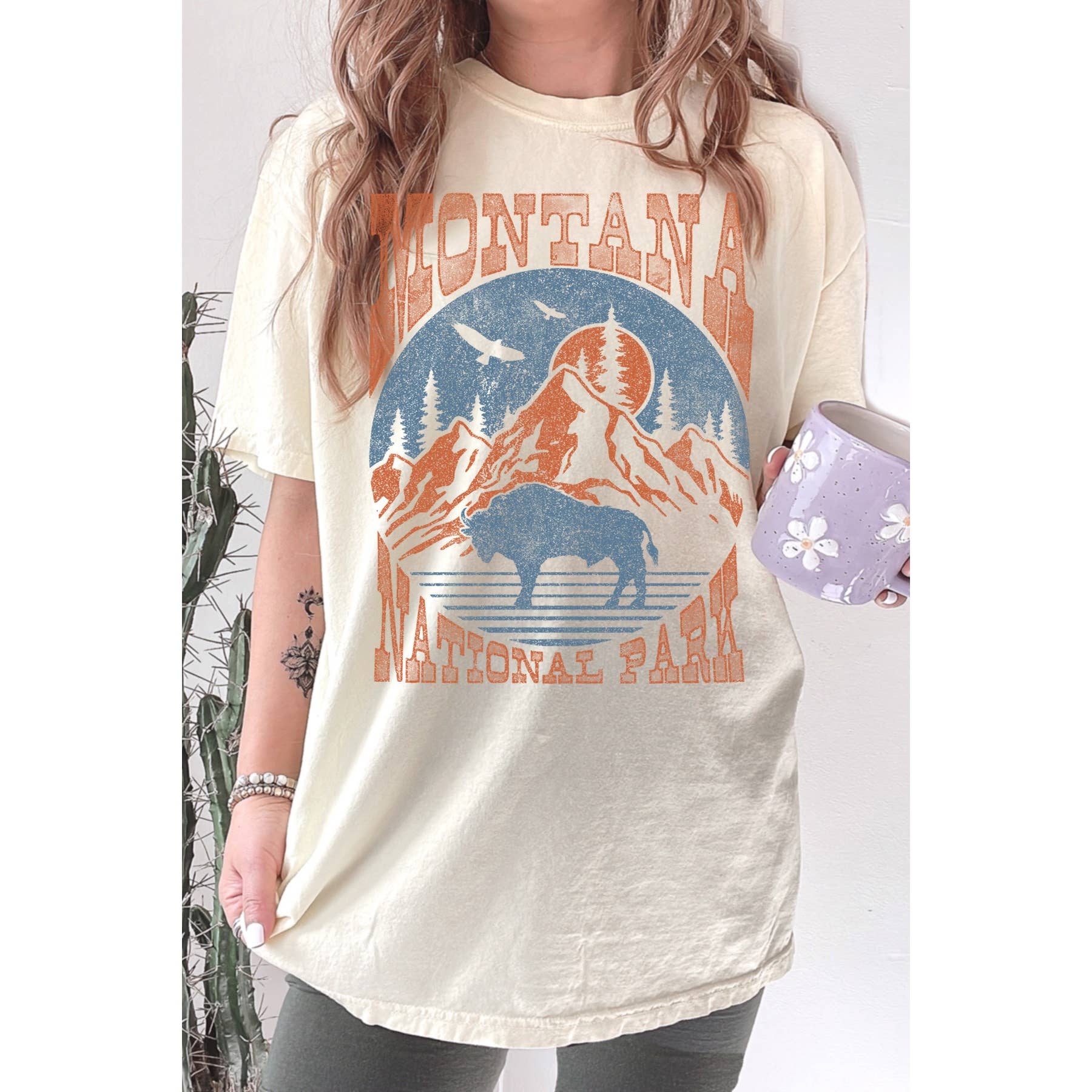 Montana National Park - Adult & Kids T-Shirts, Sweatshirts & Hoodies apparel design preview 1