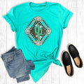 Turquoise Jewel Cactus - Adult & Kids T-Shirts, Sweatshirts & Hoodies apparel design preview 1