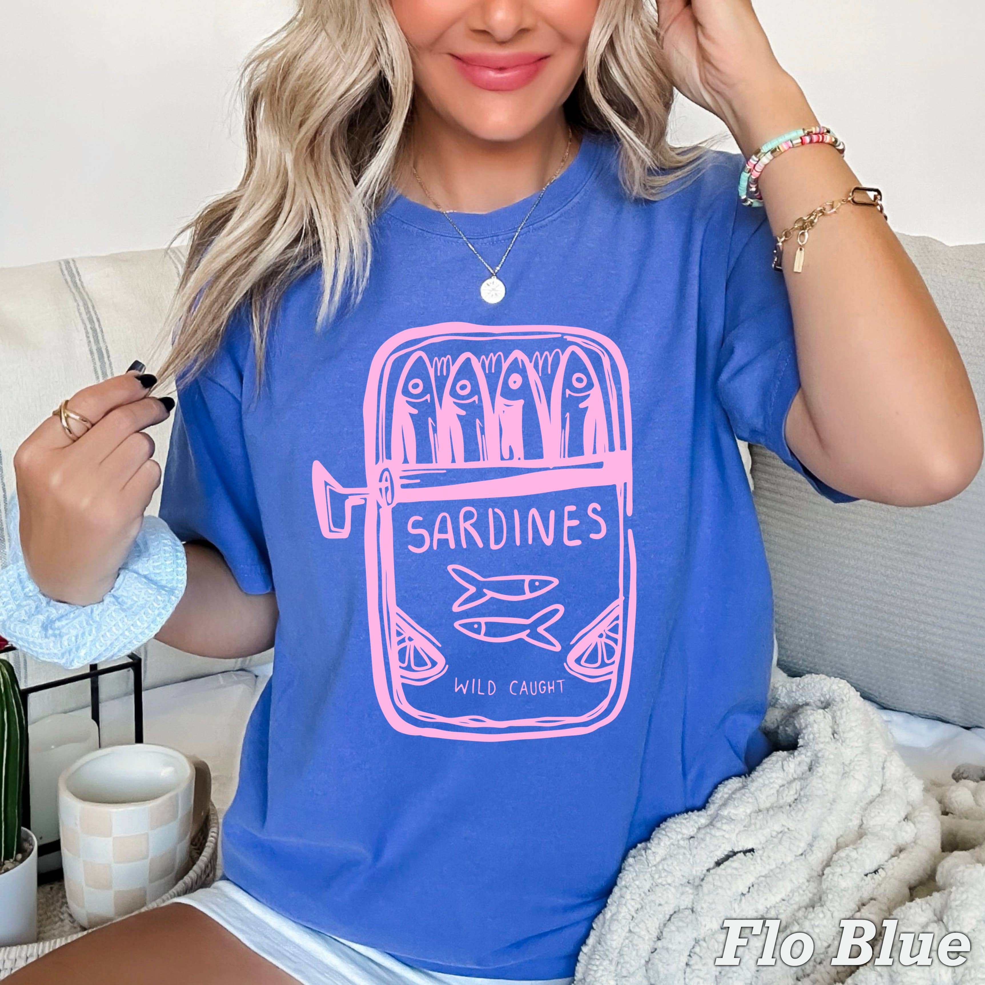Sardines Women'S Coastal Graphic Comfort Colors - Adult & Kids T-Shirts, Sweatshirts & Hoodies apparel design preview 1