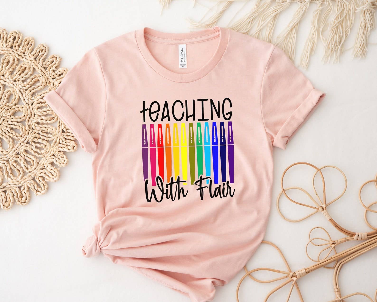 Teaching with Flair - Adult & Kids T-Shirts, Sweatshirts & Hoodies apparel design preview 1