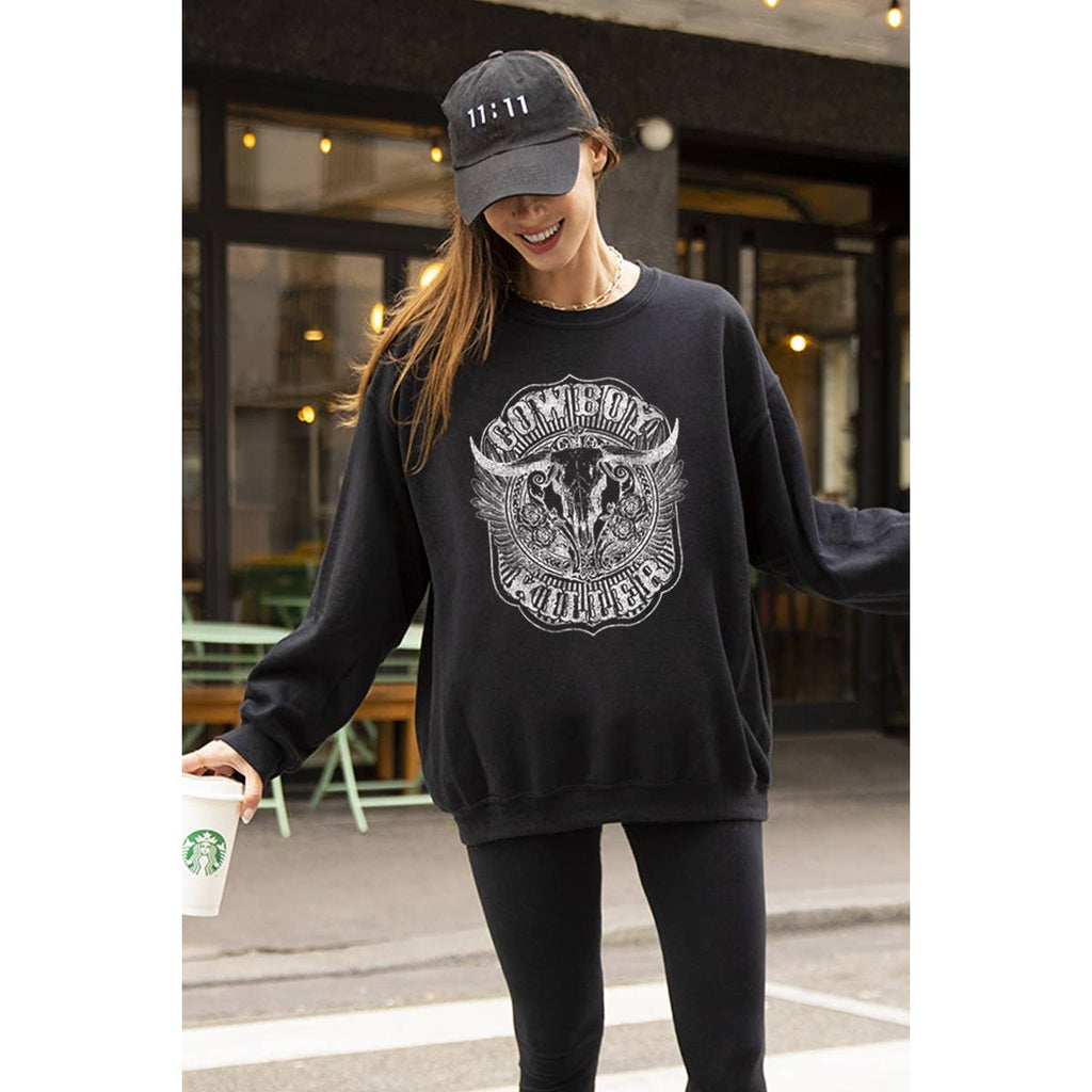 Cowboy Killer Graphic - Adult & Kids T-Shirts, Sweatshirts & Hoodies apparel design preview 1
