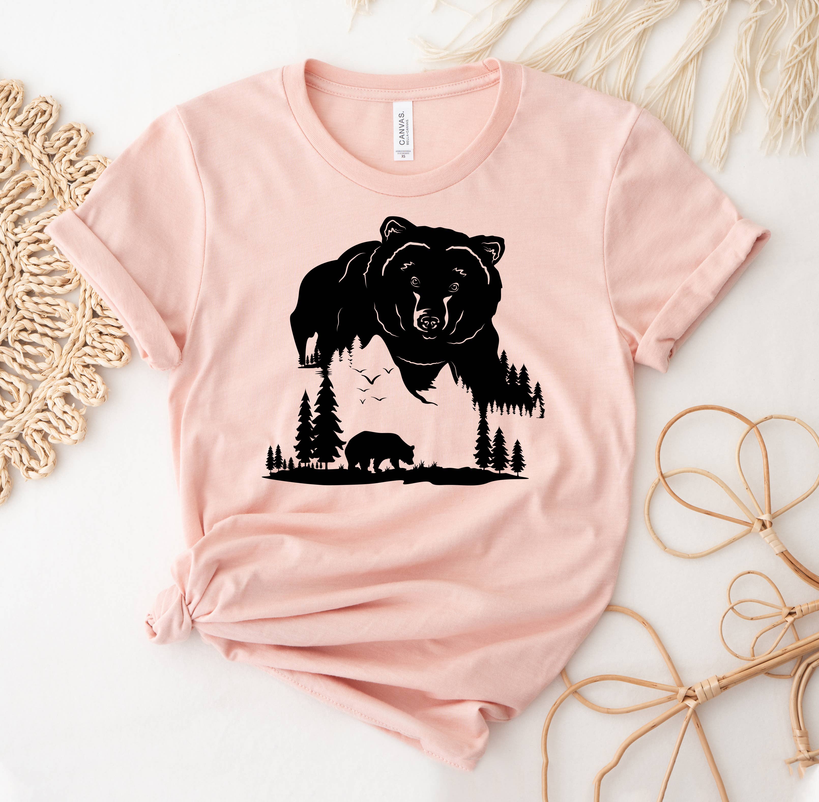 Bear Jungle - Adult & Kids T-Shirts, Sweatshirts & Hoodies apparel design preview 1
