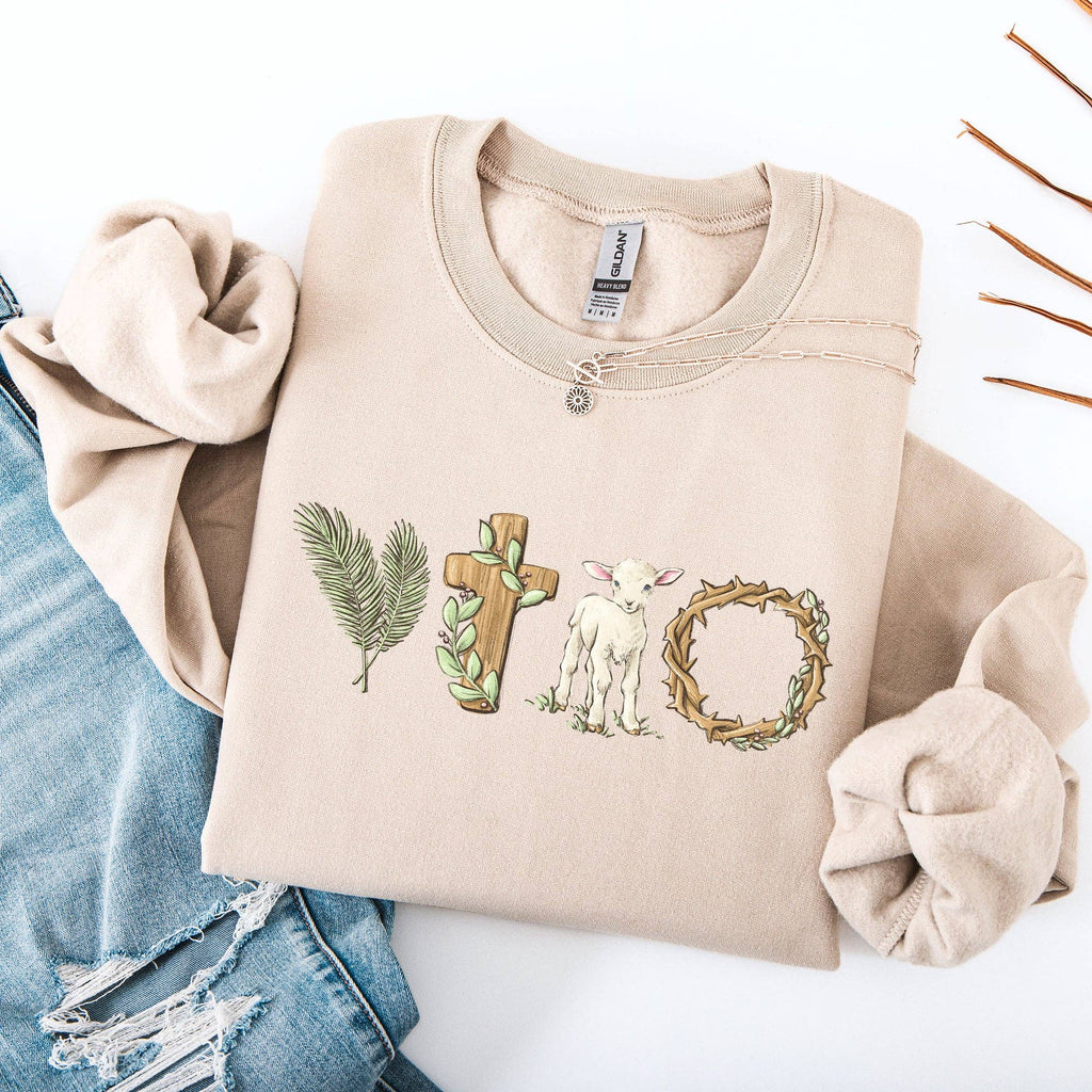Christian Easter, Faith Gospel Bunny Jesus Rabbit - Adult & Kids T-Shirts, Sweatshirts & Hoodies apparel design preview 1