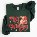 Merry Christmas, Classic Retro Santa, Winter Xmas - Adult & Kids T-Shirts, Sweatshirts & Hoodies apparel design preview 1