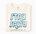 Stay Salty Beach Comfort Colors® Souvenir - Adult & Kids T-Shirts, Sweatshirts & Hoodies apparel design preview 1