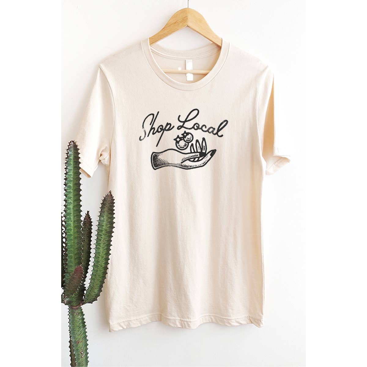 Shop Local Vintage Boyfriend Graphic Plus - Adult & Kids T-Shirts, Sweatshirts & Hoodies apparel design preview 1