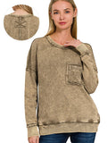 Acid Wash French Terry Raw Edge - Adult & Kids T-Shirts, Sweatshirts & Hoodies apparel design preview 1