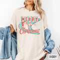 Retro Christmas Merry Graphic - Adult & Kids T-Shirts, Sweatshirts & Hoodies apparel design preview 1