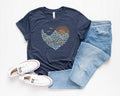 Mountains Heart - Adult & Kids T-Shirts, Sweatshirts & Hoodies apparel design preview 1