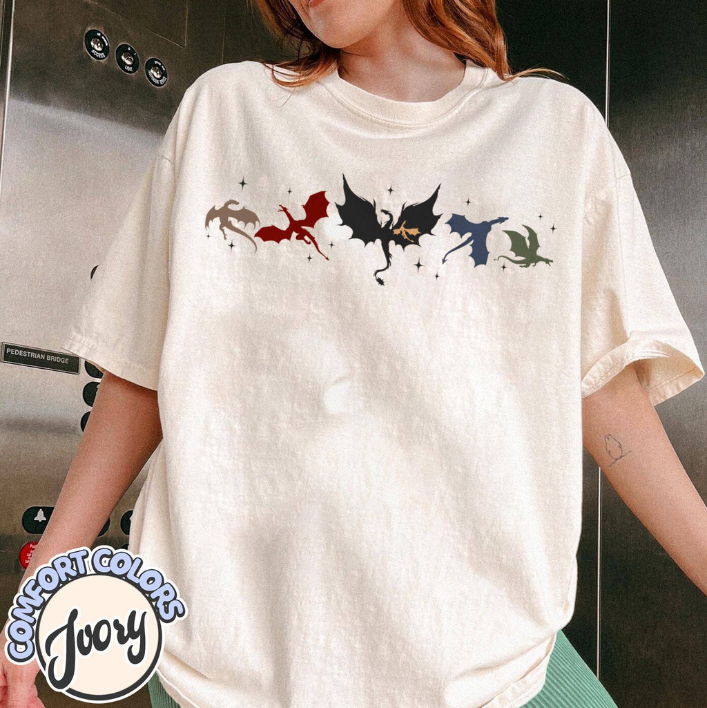 Fantasy Dragon Book Lover Gift - Adult & Kids T-Shirts, Sweatshirts & Hoodies apparel design preview 1