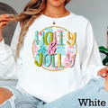 Holly and Jolly Christmas 2025 Gildan - Adult & Kids T-Shirts, Sweatshirts & Hoodies apparel design preview 1