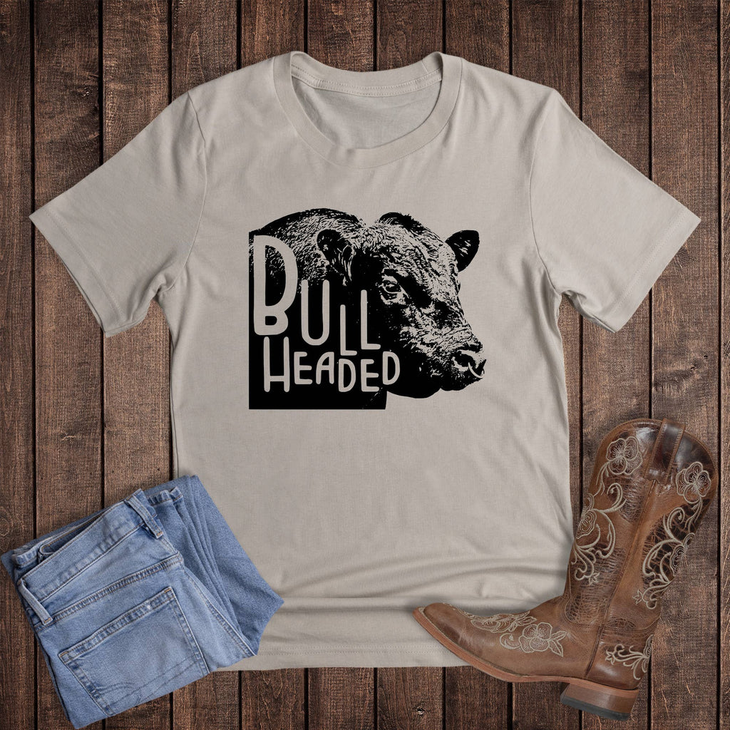 Western Bull Headed Graphic - Adult & Kids T-Shirts, Sweatshirts & Hoodies apparel design preview 1