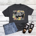 Checker Wildflower Highland Cow Graphic - Adult & Kids T-Shirts, Sweatshirts & Hoodies apparel design preview 1