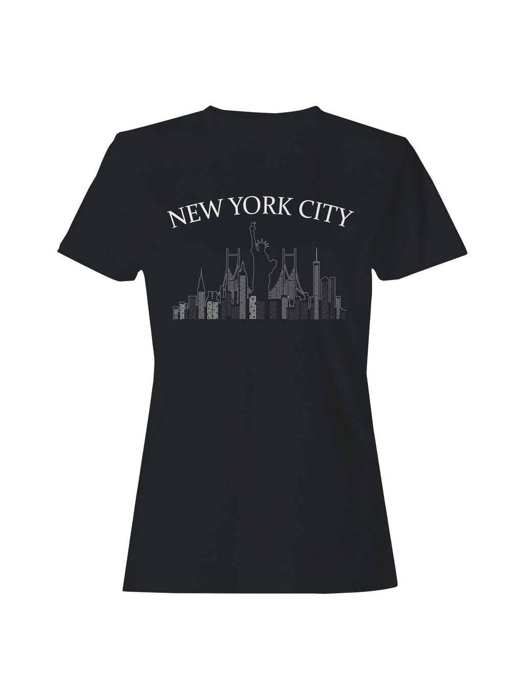 Nyc Skyline Art Print Women's - Adult & Kids T-Shirts, Sweatshirts & Hoodies apparel design preview 1