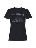Nyc Skyline Art Print Women's - Adult & Kids T-Shirts, Sweatshirts & Hoodies apparel design preview 1