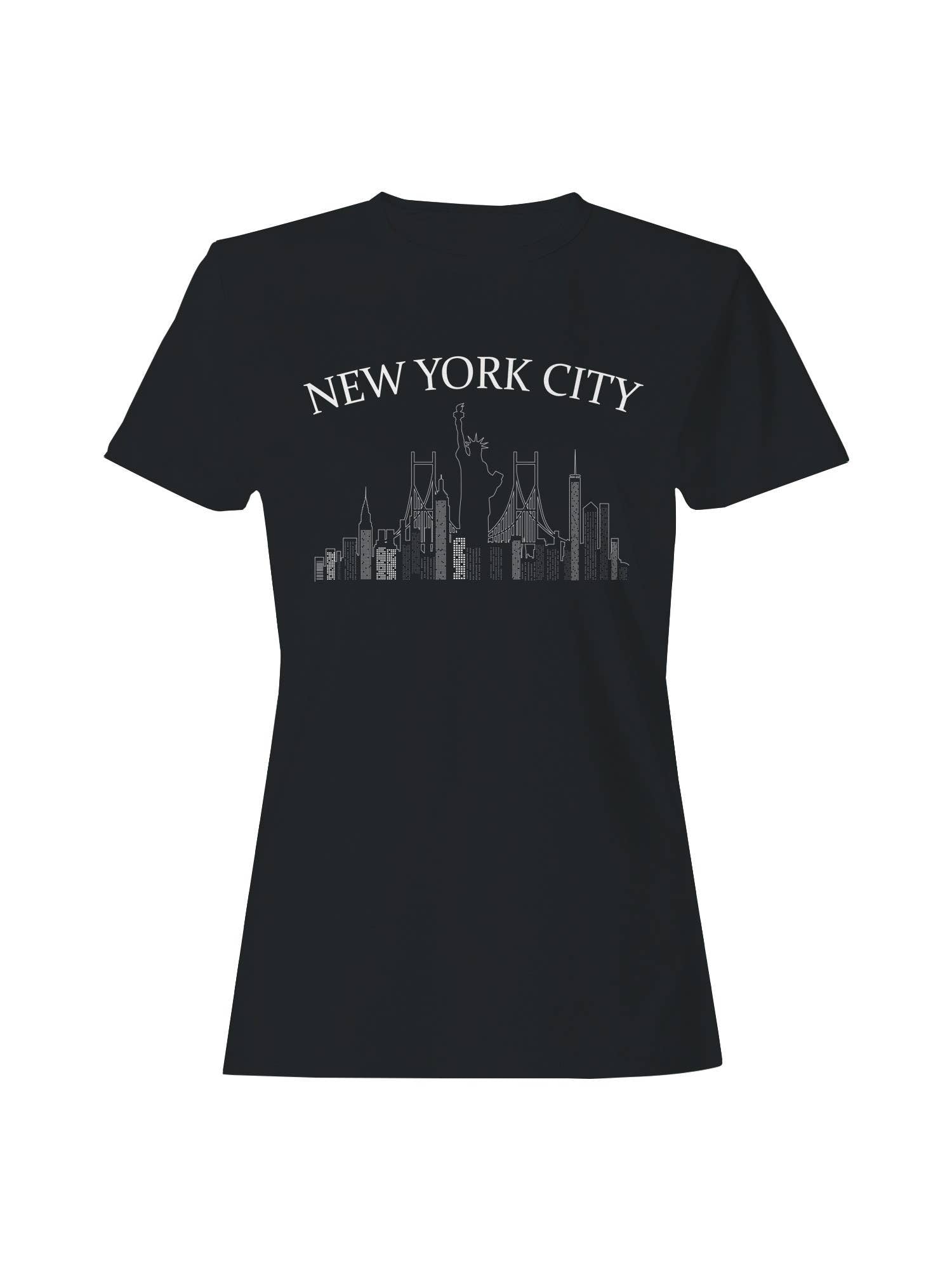 Nyc Skyline Art Print Women's - Adult & Kids T-Shirts, Sweatshirts & Hoodies apparel design preview 1