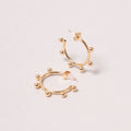 14K Gold-Dipped Post Round Earring - Adult & Kids T-Shirts, Sweatshirts & Hoodies apparel design preview 1
