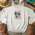 Western Pop Art Cowgirl Rhinestone Aceented - Adult & Kids T-Shirts, Sweatshirts & Hoodies apparel design preview 1