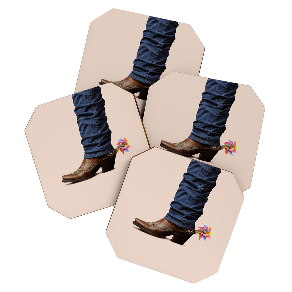 Funny Cowboy Coaster Gallery Image 1 - Adult & Kids T-Shirts, Sweatshirts & Hoodies apparel design preview 1