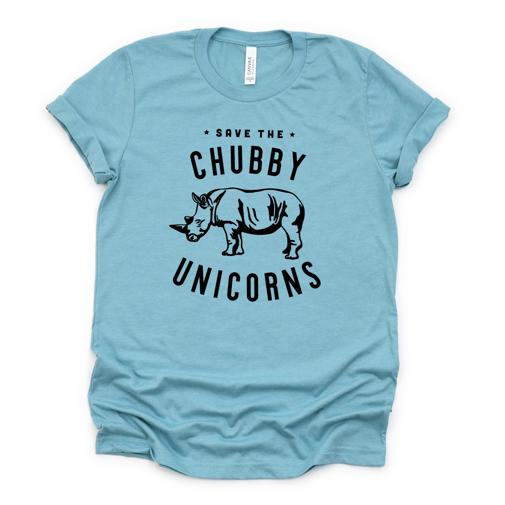 Save the Chubby Unicorns Graphic Tee040(Dtf) - Adult & Kids T-Shirts, Sweatshirts & Hoodies apparel design preview 1