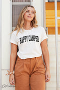 Happy Camper Graphic - Adult & Kids T-Shirts, Sweatshirts & Hoodies apparel design preview 1