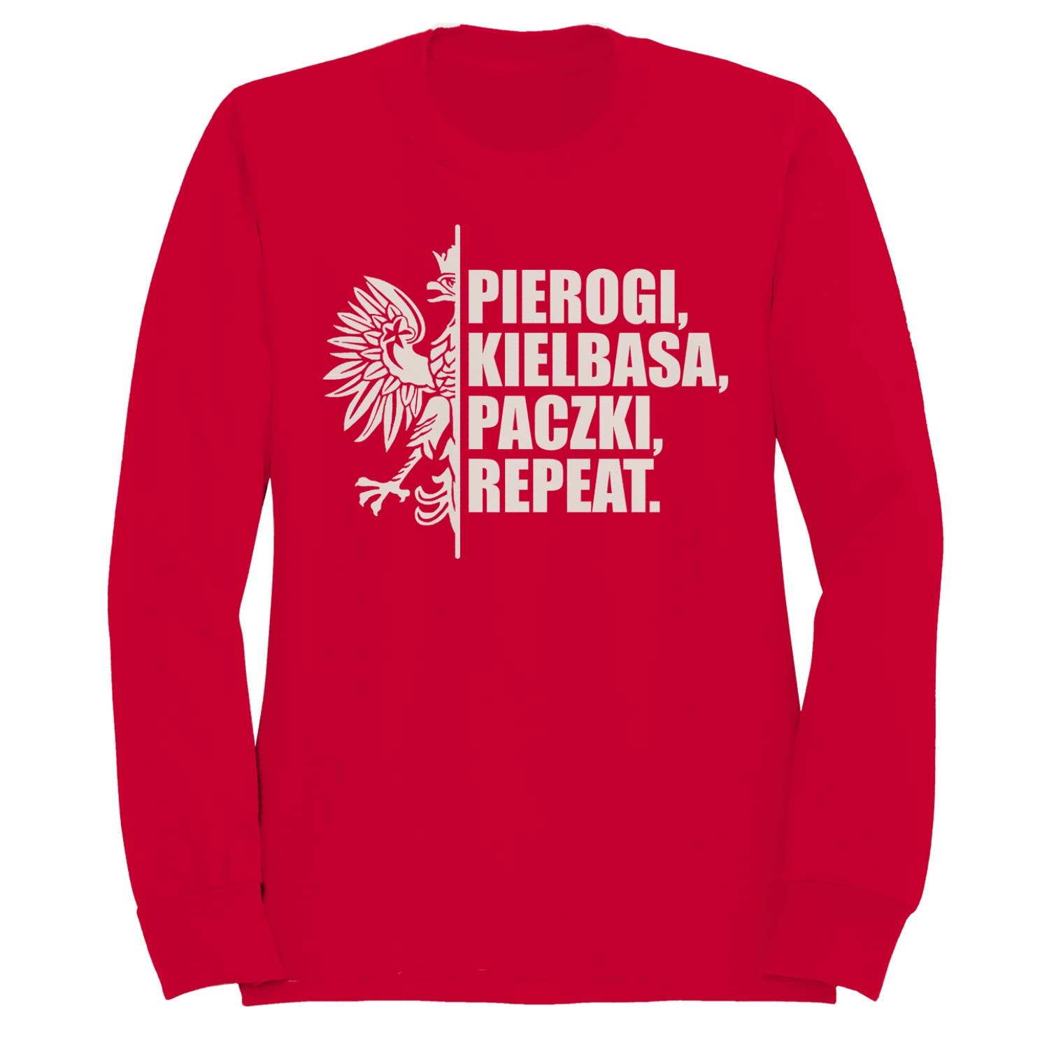 Pierogi Kielbasa Paczki Repeat Women's - Adult & Kids T-Shirts, Sweatshirts & Hoodies apparel design preview 1