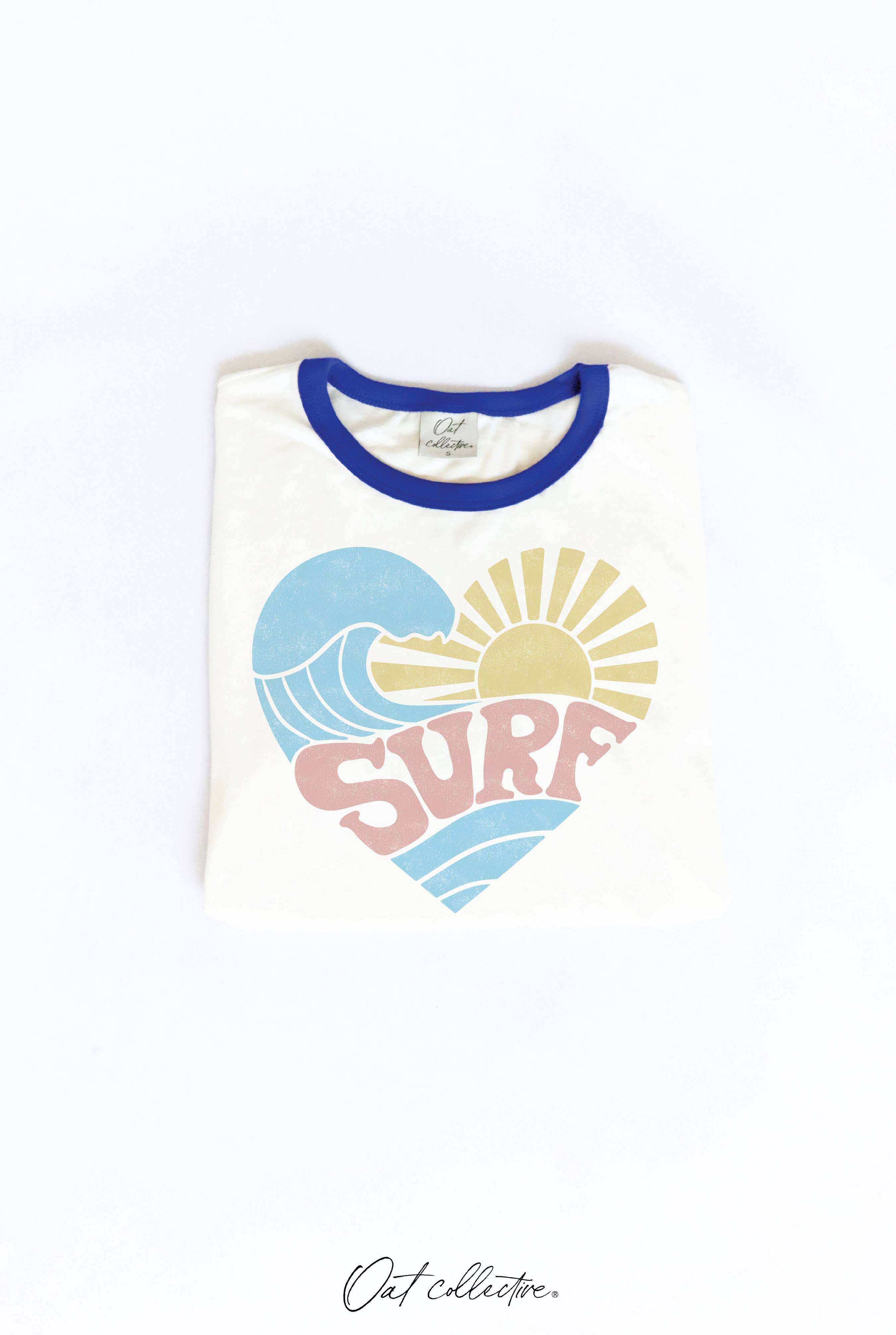 Surf Ringer Graphic Top - Adult & Kids T-Shirts, Sweatshirts & Hoodies apparel design preview 1
