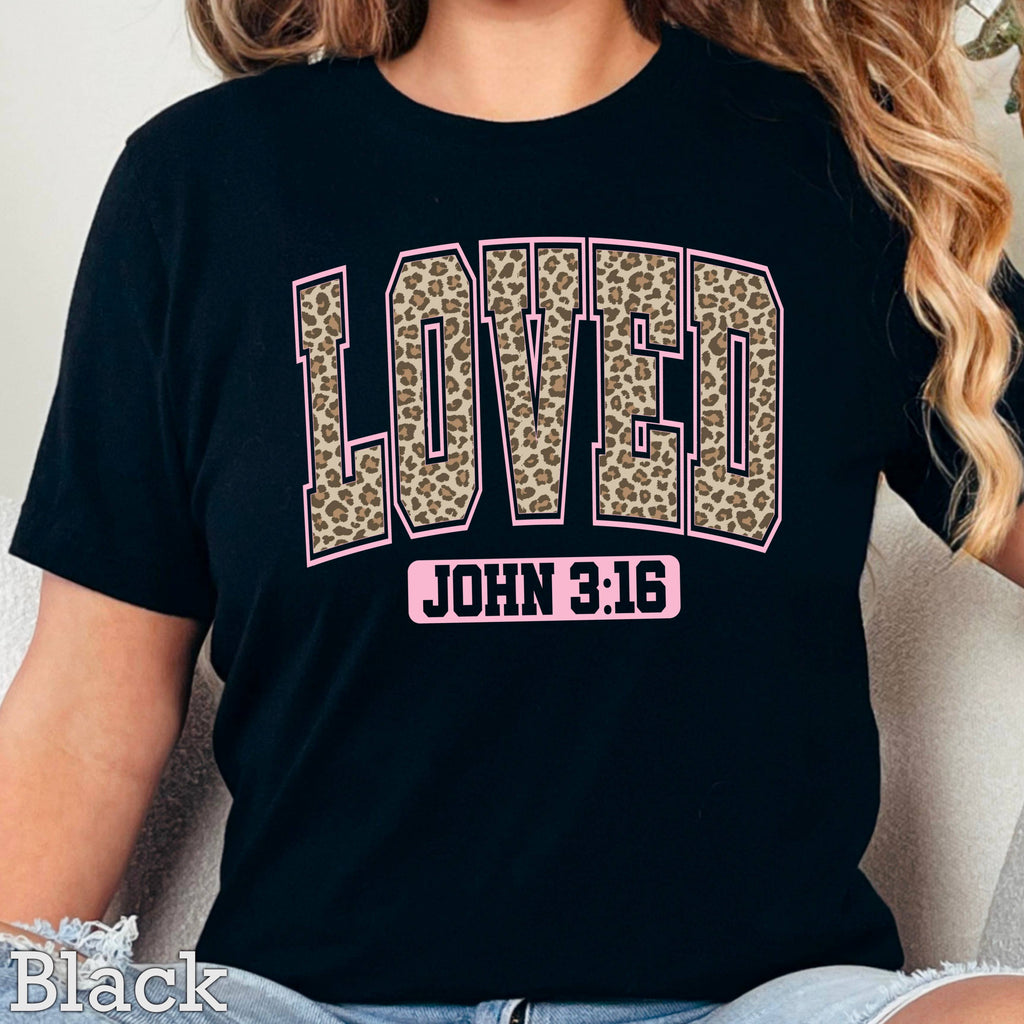 Leopard Loved Valentine'S Day Graphic Gildan - Adult & Kids T-Shirts, Sweatshirts & Hoodies apparel design preview 1
