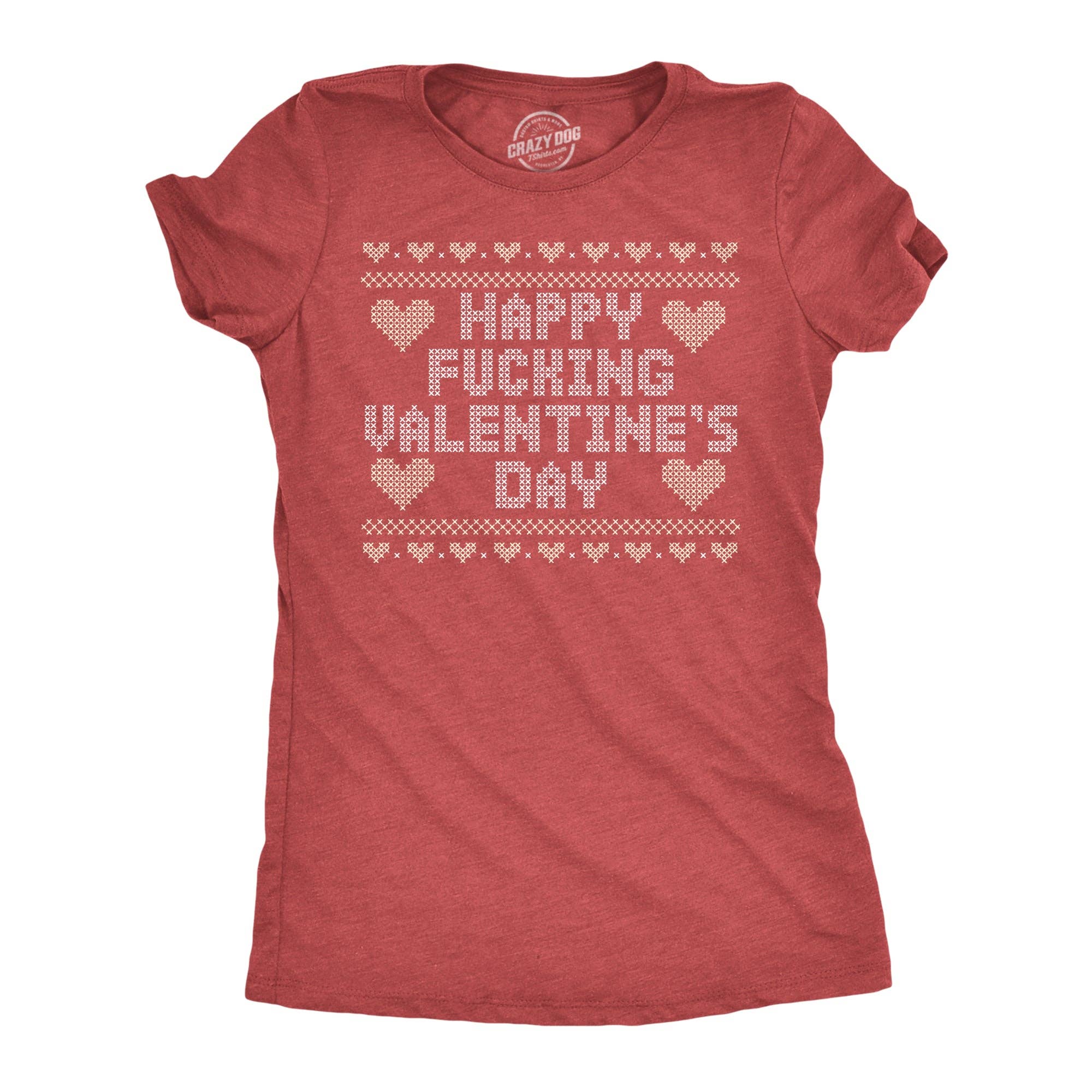 Happy Fucking Valentines Day Women's - Adult & Kids T-Shirts, Sweatshirts & Hoodies apparel design preview 1