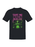 Take Me To Your Dealer Alien Men's - Adult & Kids T-Shirts, Sweatshirts & Hoodies apparel design preview 1