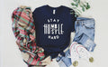 Stay Humble Hustle Hard - Adult & Kids T-Shirts, Sweatshirts & Hoodies apparel design preview 1