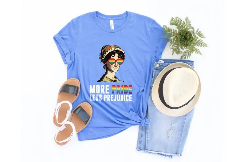 More Pride Less Prejudice - Adult & Kids T-Shirts, Sweatshirts & Hoodies apparel design preview 1