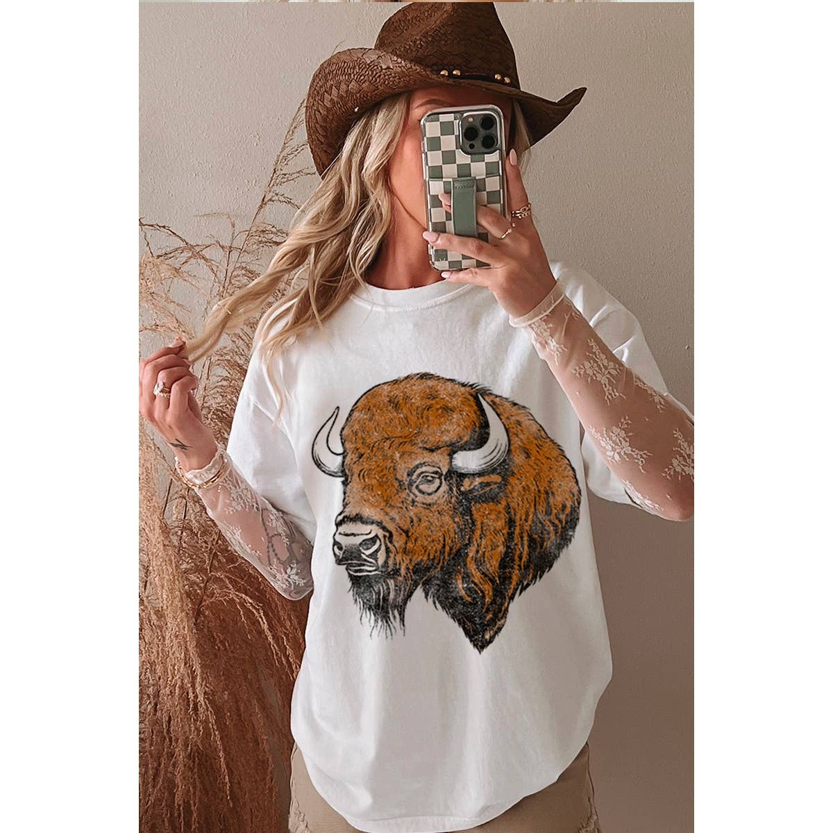 Buffalo Graphic Oversized - Adult & Kids T-Shirts, Sweatshirts & Hoodies apparel design preview 1