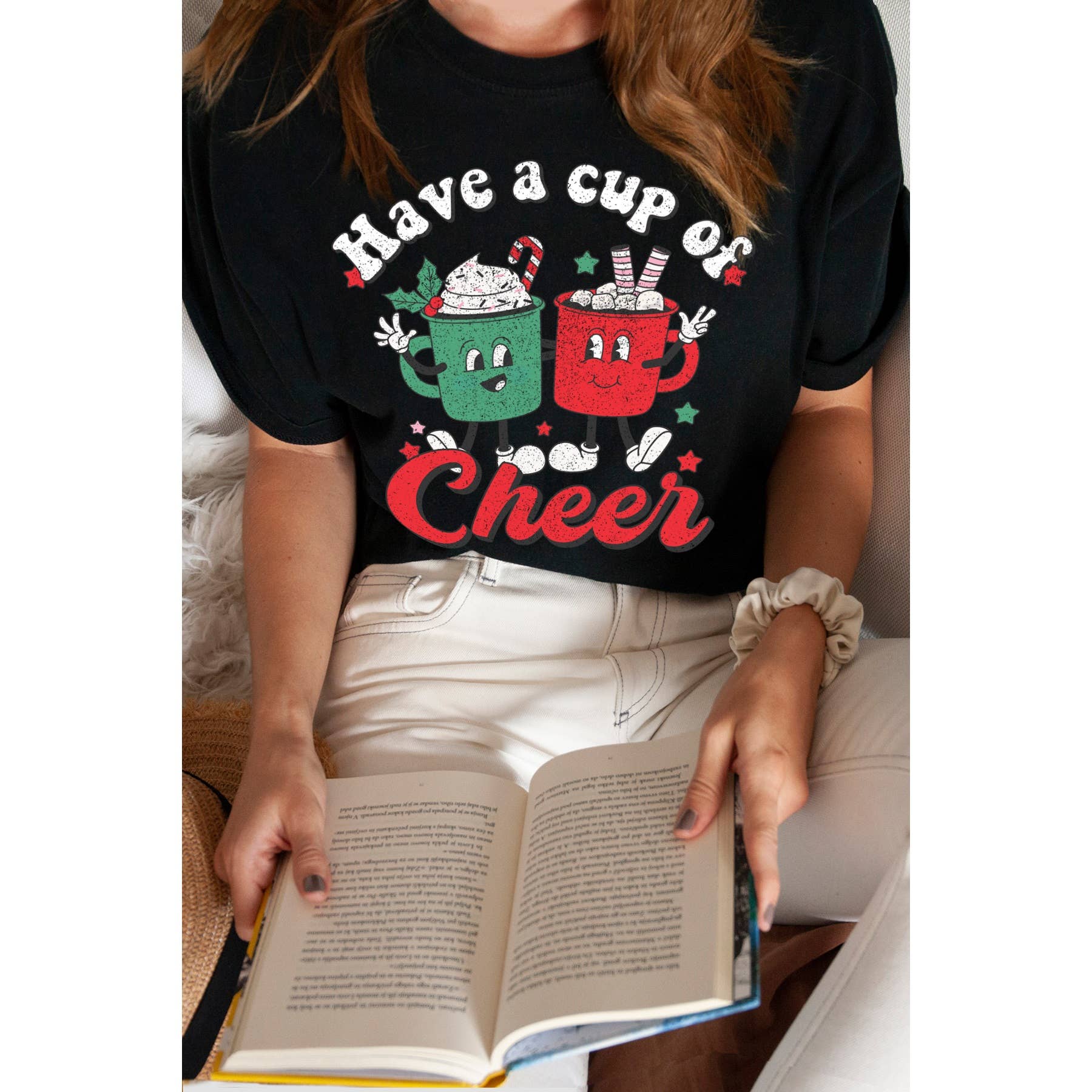 Cheer Christmas - Adult & Kids T-Shirts, Sweatshirts & Hoodies apparel design preview 1