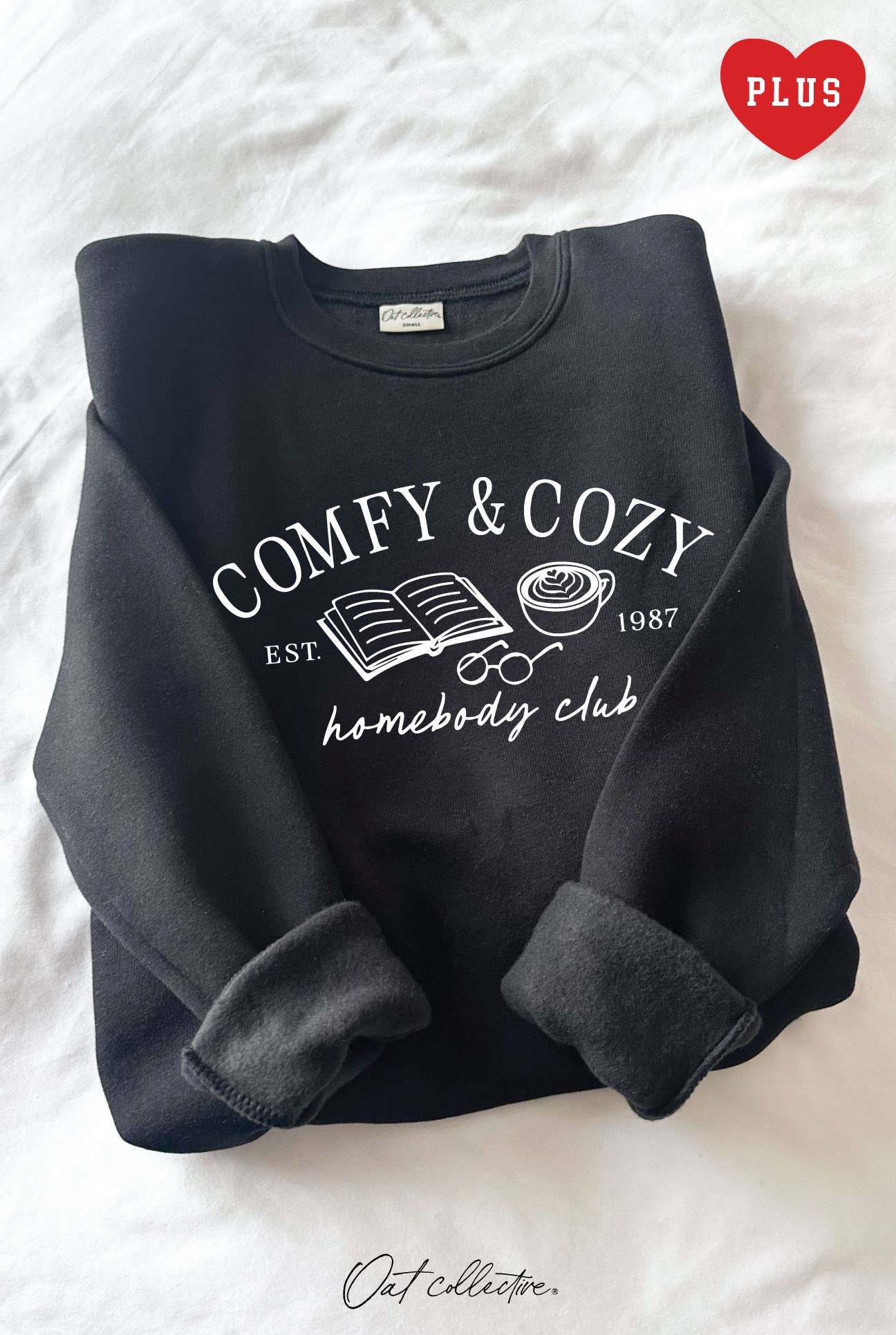 Comfy and Cozy Homebody Club Plus Graphic - Adult & Kids T-Shirts, Sweatshirts & Hoodies apparel design preview 1