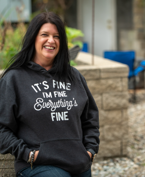 It's Fine I'm and - Adult & Kids T-Shirts, Sweatshirts & Hoodies apparel design preview 1