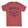 America Land of the Free Home Brave Men's - Adult & Kids T-Shirts, Sweatshirts & Hoodies apparel design preview 1