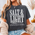 Salt Light Christian Comfort Colors - Adult & Kids T-Shirts, Sweatshirts & Hoodies apparel design preview 1