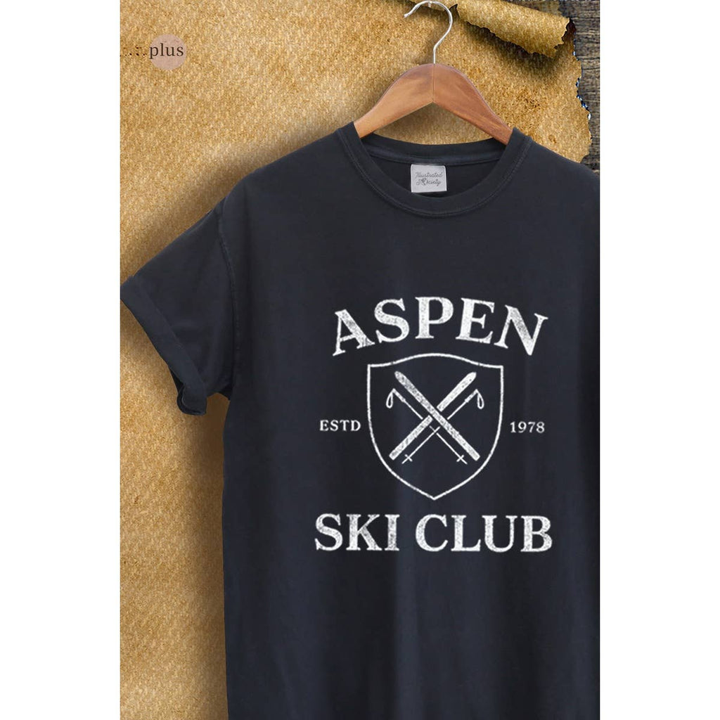 Aspen Ski Club Vintage Graphic Plus - Adult & Kids T-Shirts, Sweatshirts & Hoodies apparel design preview 1