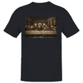 Last Supper Cat Parody Men's Black - Adult & Kids T-Shirts, Sweatshirts & Hoodies apparel design preview 1