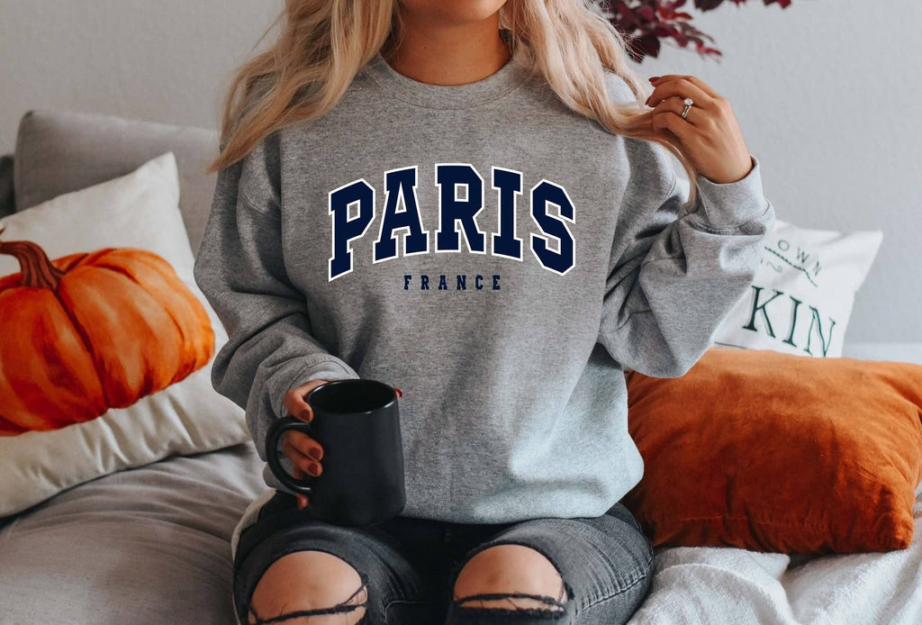 Paris France - Adult & Kids T-Shirts, Sweatshirts & Hoodies apparel design preview 1