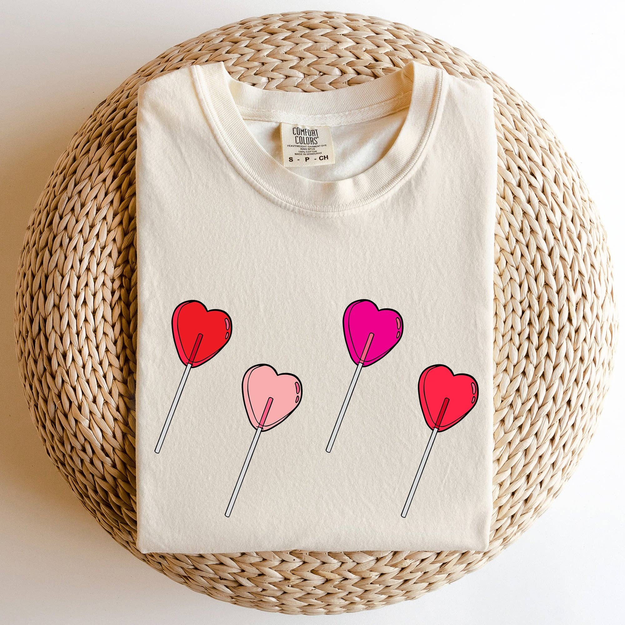 Valentine's Candy, Lollipop, Sweet Heart, Comfort - Adult & Kids T-Shirts, Sweatshirts & Hoodies apparel design preview 1
