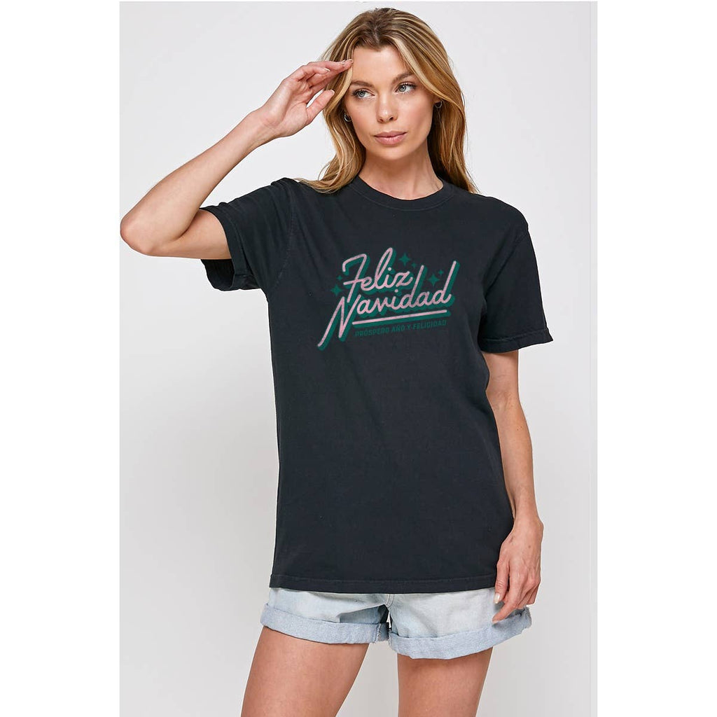 Feliz Navidad Vintage Graphic - Adult & Kids T-Shirts, Sweatshirts & Hoodies apparel design preview 1
