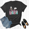 Happy Easter Leopard Bunny Ears Graphic - Adult & Kids T-Shirts, Sweatshirts & Hoodies apparel design preview 1