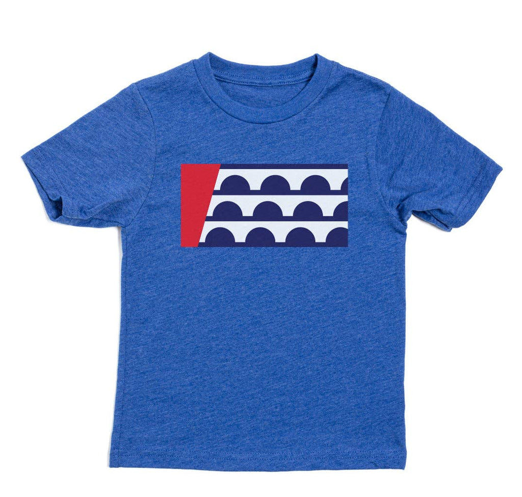 Des Moines Flag Kids - Adult & Kids T-Shirts, Sweatshirts & Hoodies apparel design preview 1
